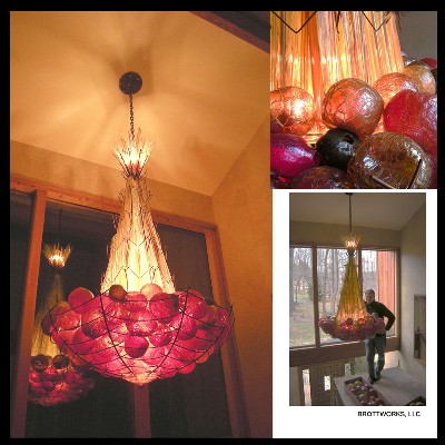 Satsuma Stalk Chandelier