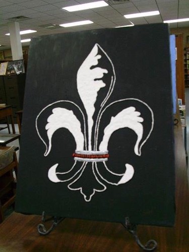 Black/White Fleur